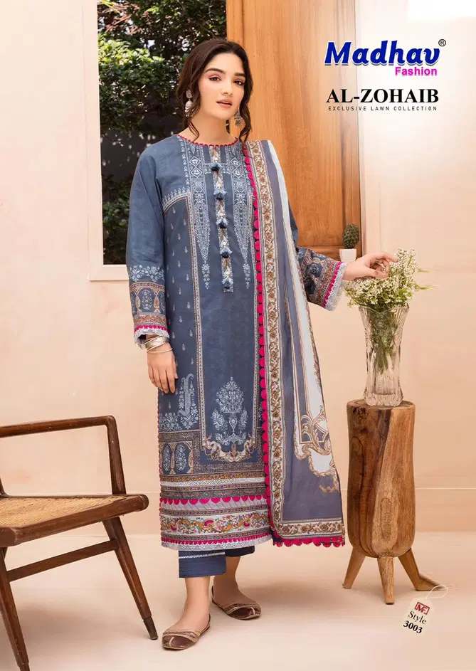 Al Zohaib Vol 3 By Madhav Cotton Pakistani Dress Dress Material Wholesale Price In Surat
